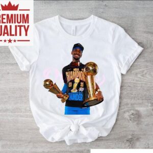 Shai Gilgeous Alexander Nba Finals Mvp Champion Celebration Tshirt