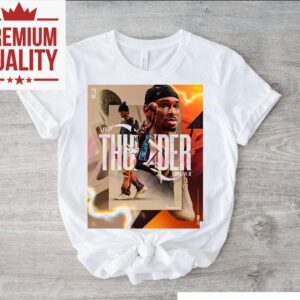 Shai Gilgeous Alexander Thunder Mvp Art Collage Style Tshirt