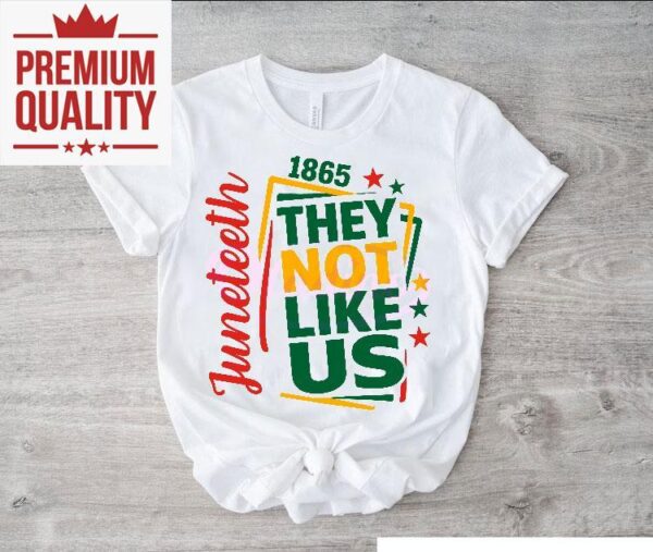 They Not Like Us Junenth 1865 Shirt Printable