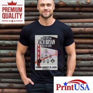 Zach Bryan Aug Golden Gate Park San Francisco Tshirt
